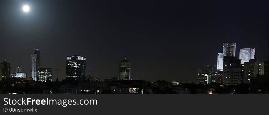 Full Moon Over Tel Aviv