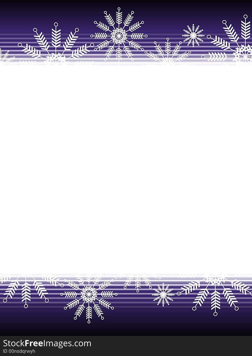 A background illustration featuring purple and black gradient top and bottom decorated with snowflakes and stripes. A background illustration featuring purple and black gradient top and bottom decorated with snowflakes and stripes.