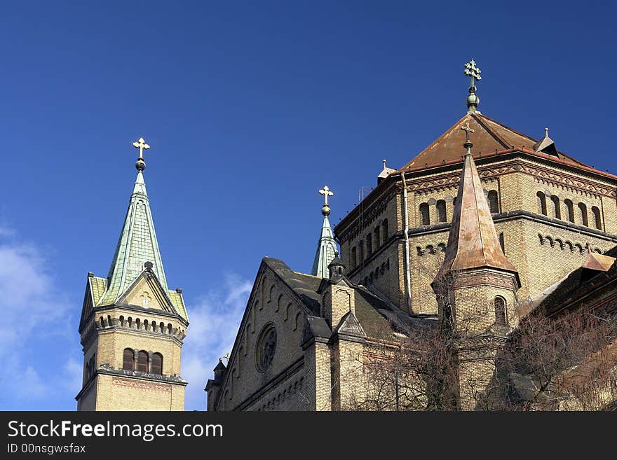 A view of a catholic church