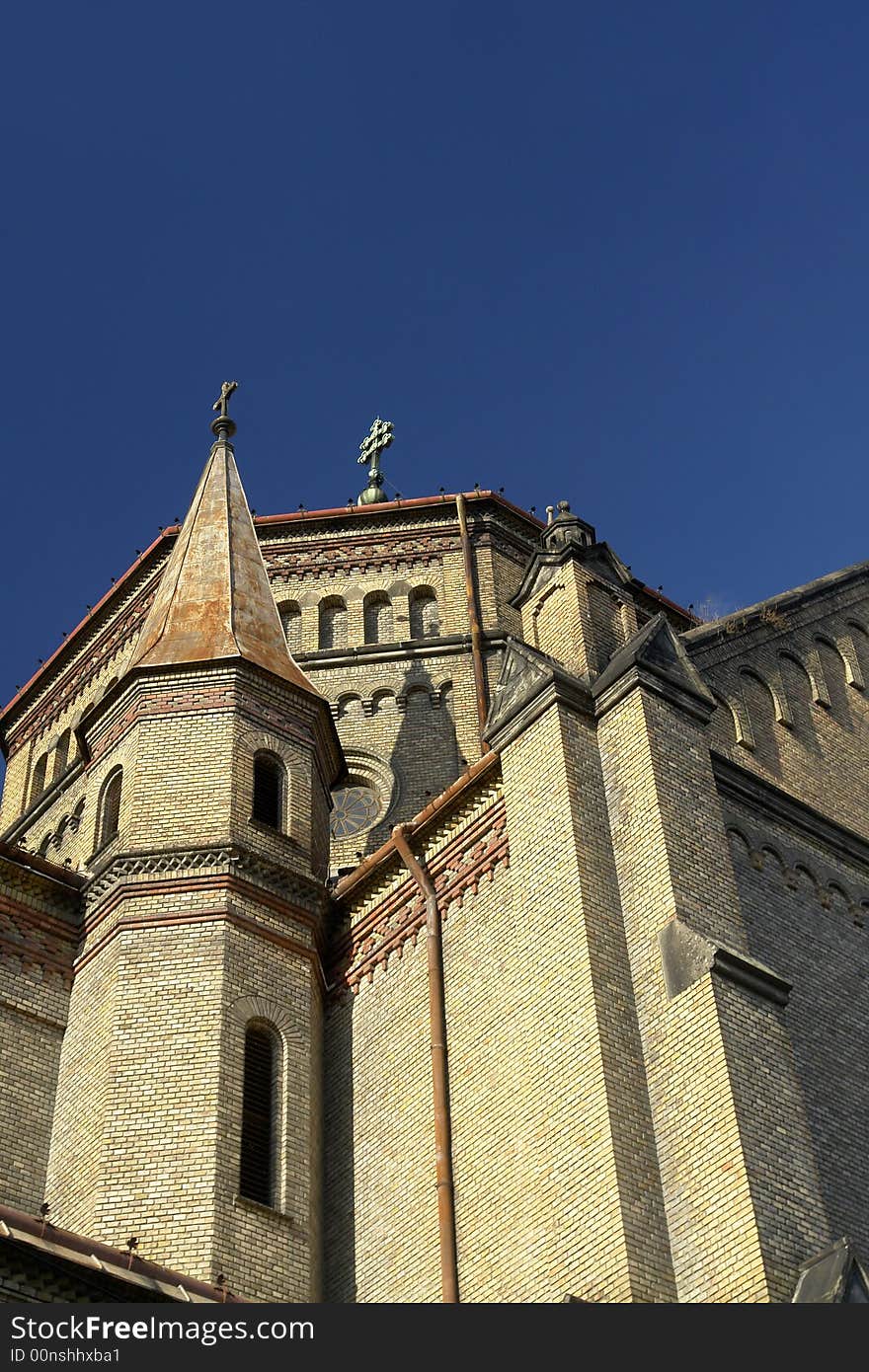 A view of a catholic church