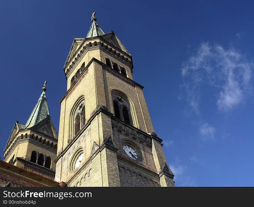 A view of a catholic church