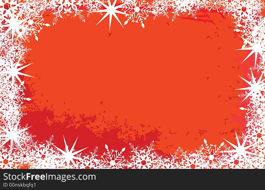 Red christmas background, vector illustration. Red christmas background, vector illustration