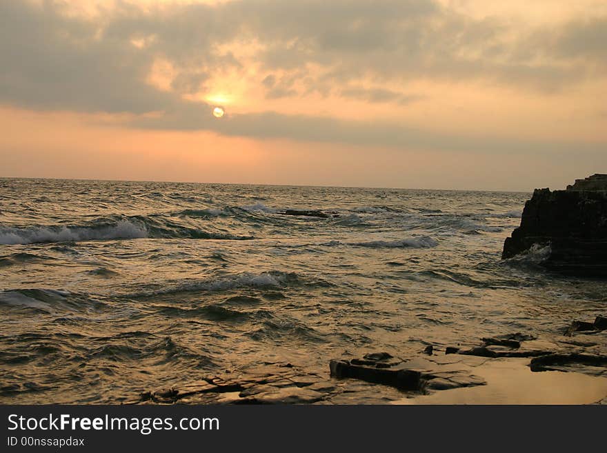 Sunset is summer on Adriatic. Sunset is summer on Adriatic.