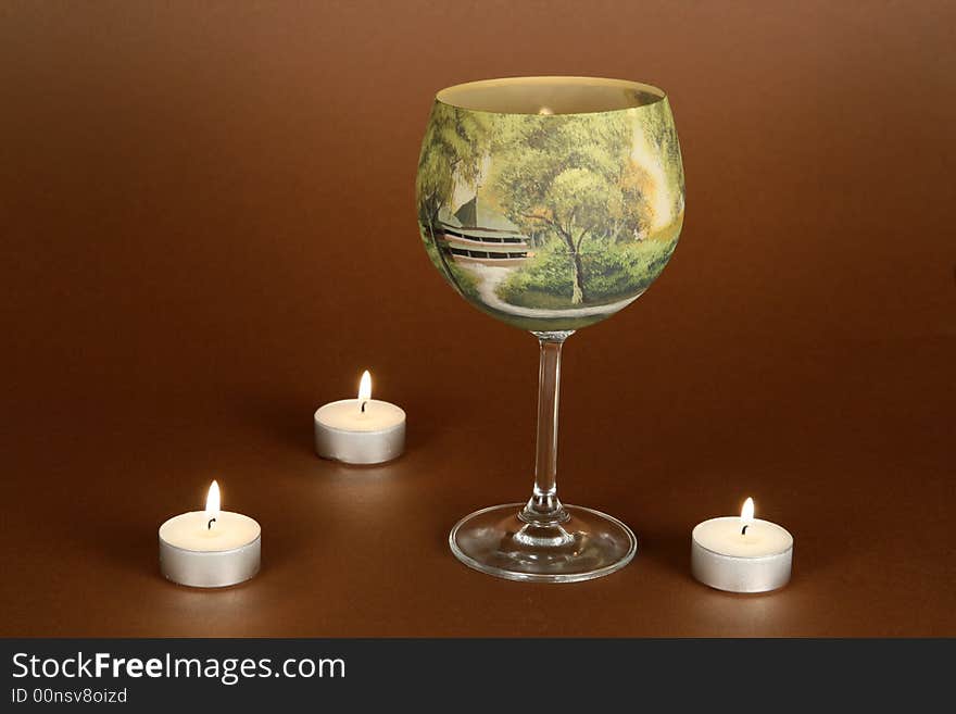 Decorative candle holder