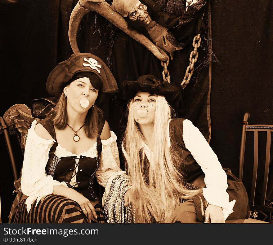 Photo of Pirate Characters for Halloween. Photo of Pirate Characters for Halloween