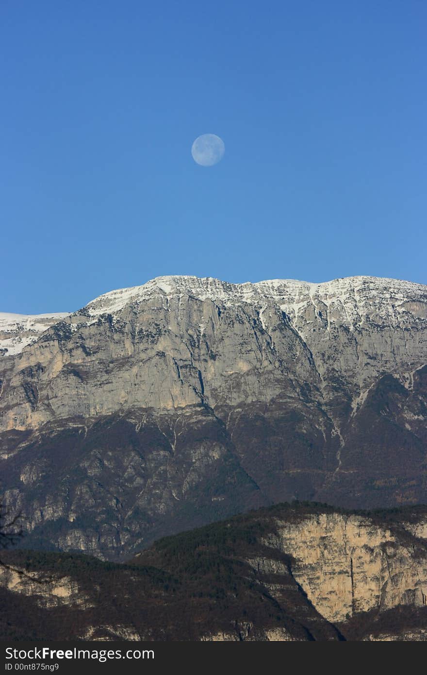 Mountain&moon