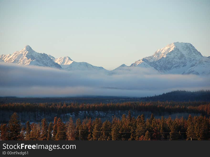 Black horn and white saddle mountain in canada bc. Black horn and white saddle mountain in canada bc