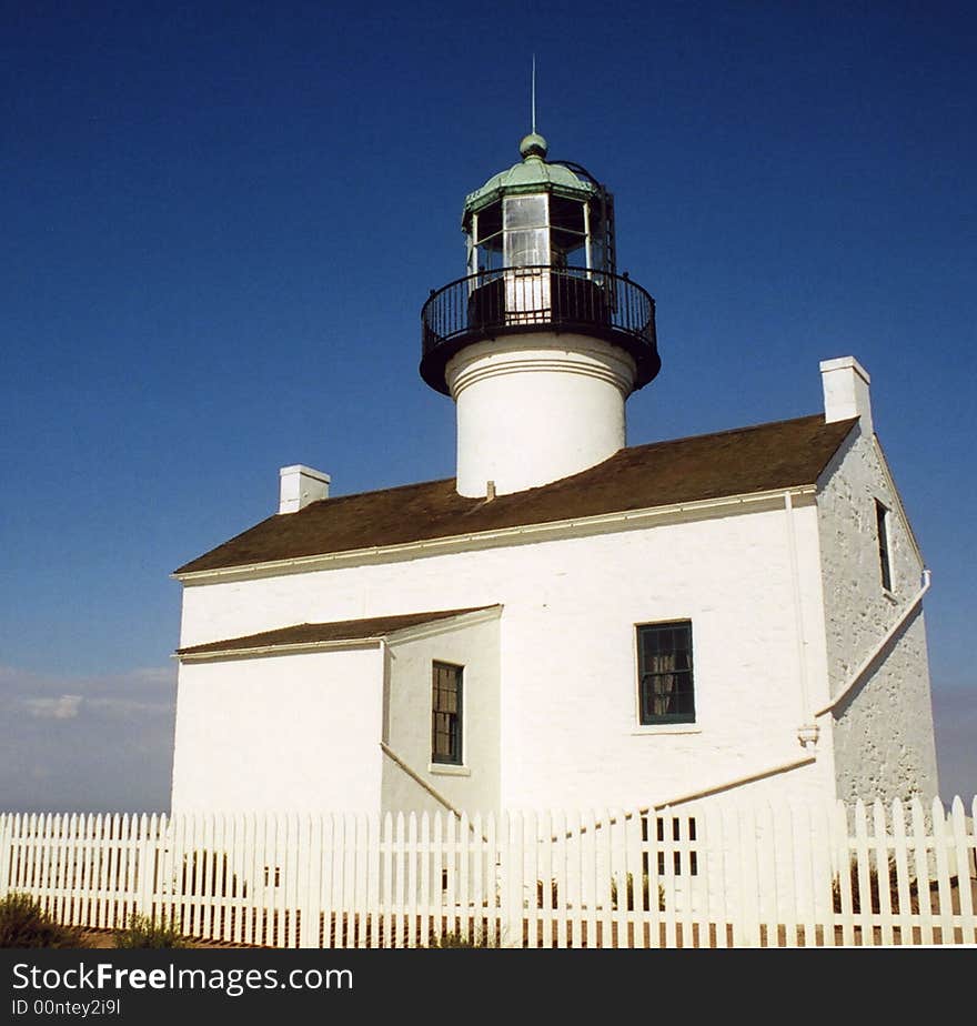 Old Lighthouse At Point Loma