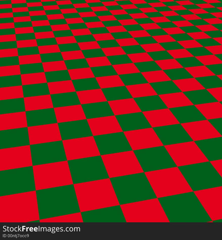 Very simple christmas background in green and red