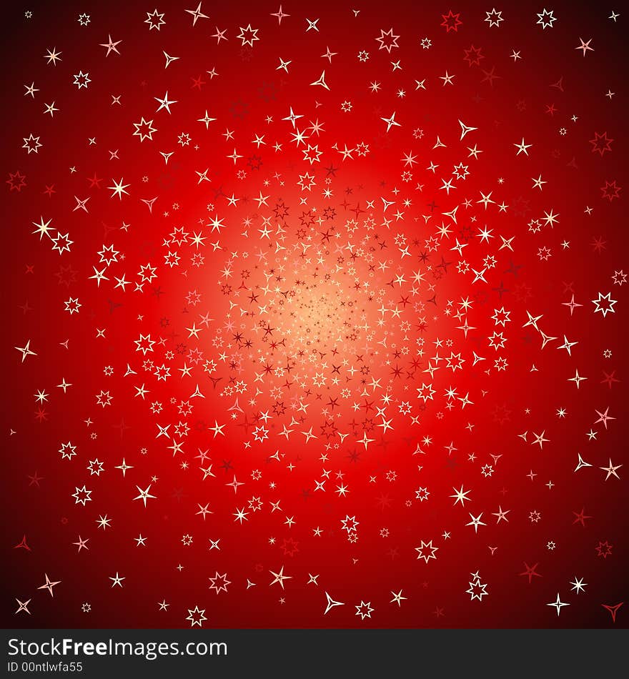 Vector illustration of abstract stars background