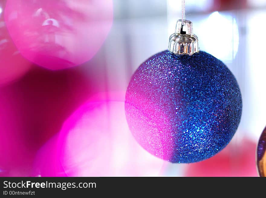 Christmas-tree decorations. Narrow depth of field. Christmas-tree decorations. Narrow depth of field.