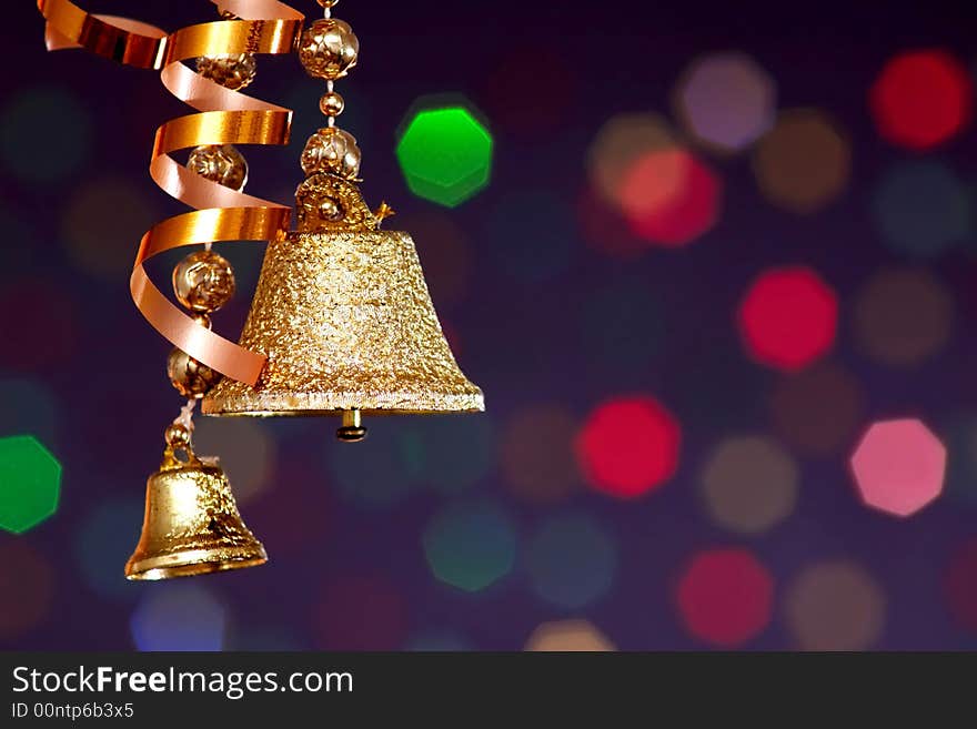 An image of golden bells. An image of golden bells