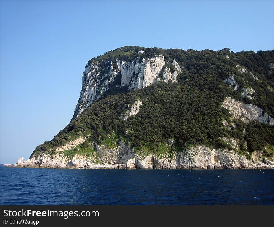 Island Cliffs on Capri