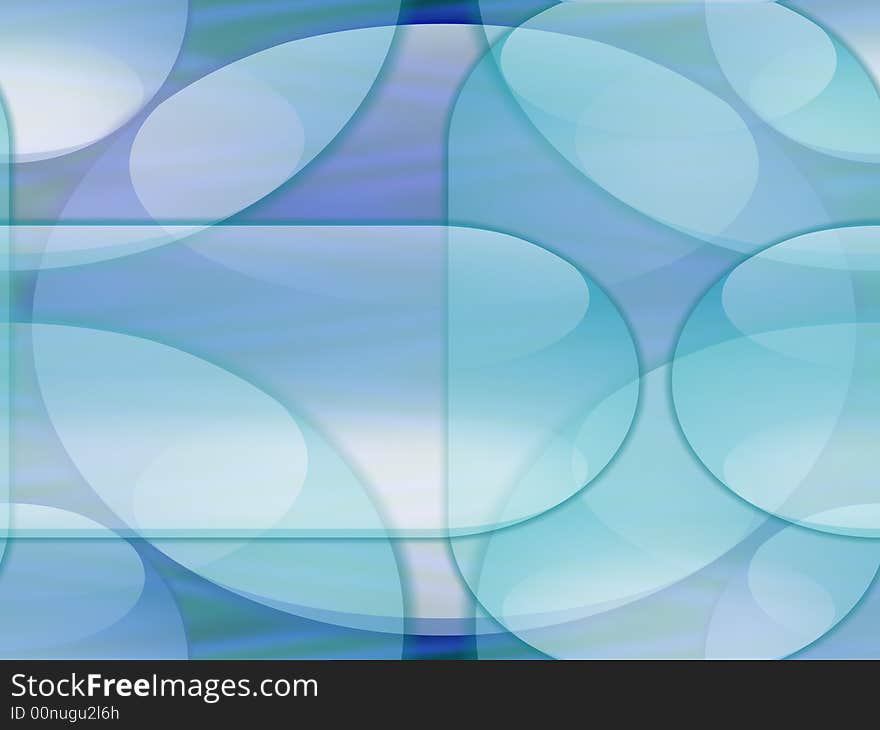 Abstract background with transparent shapes