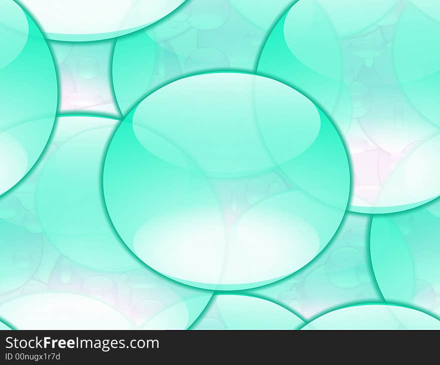 Abstract background with transparent shapes