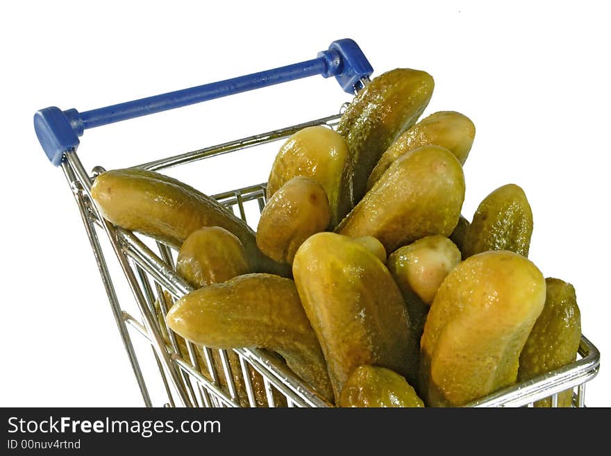 Cucumbers In A Trolley