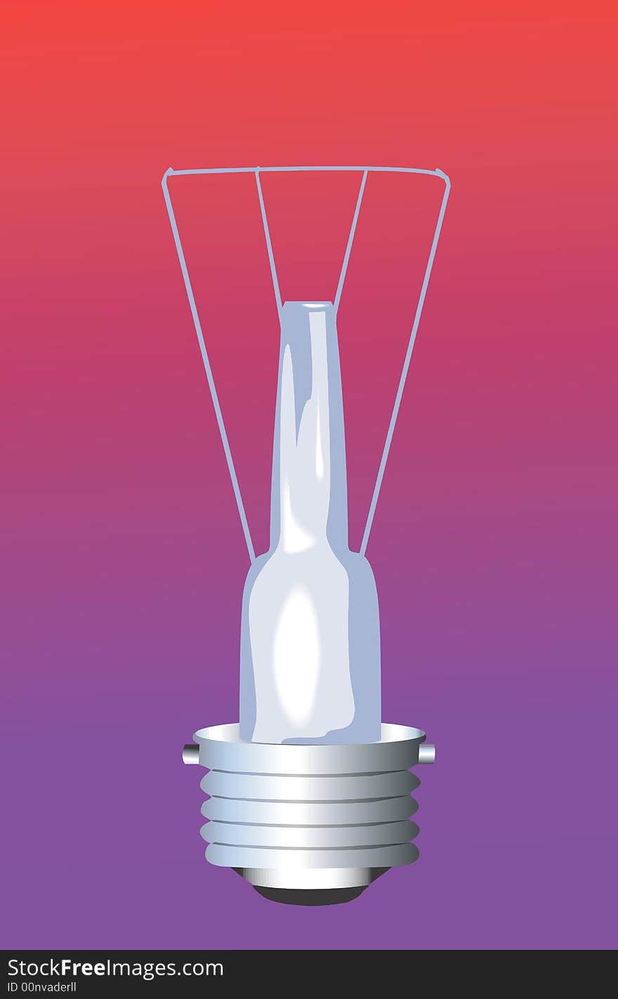 Filament of a bulb