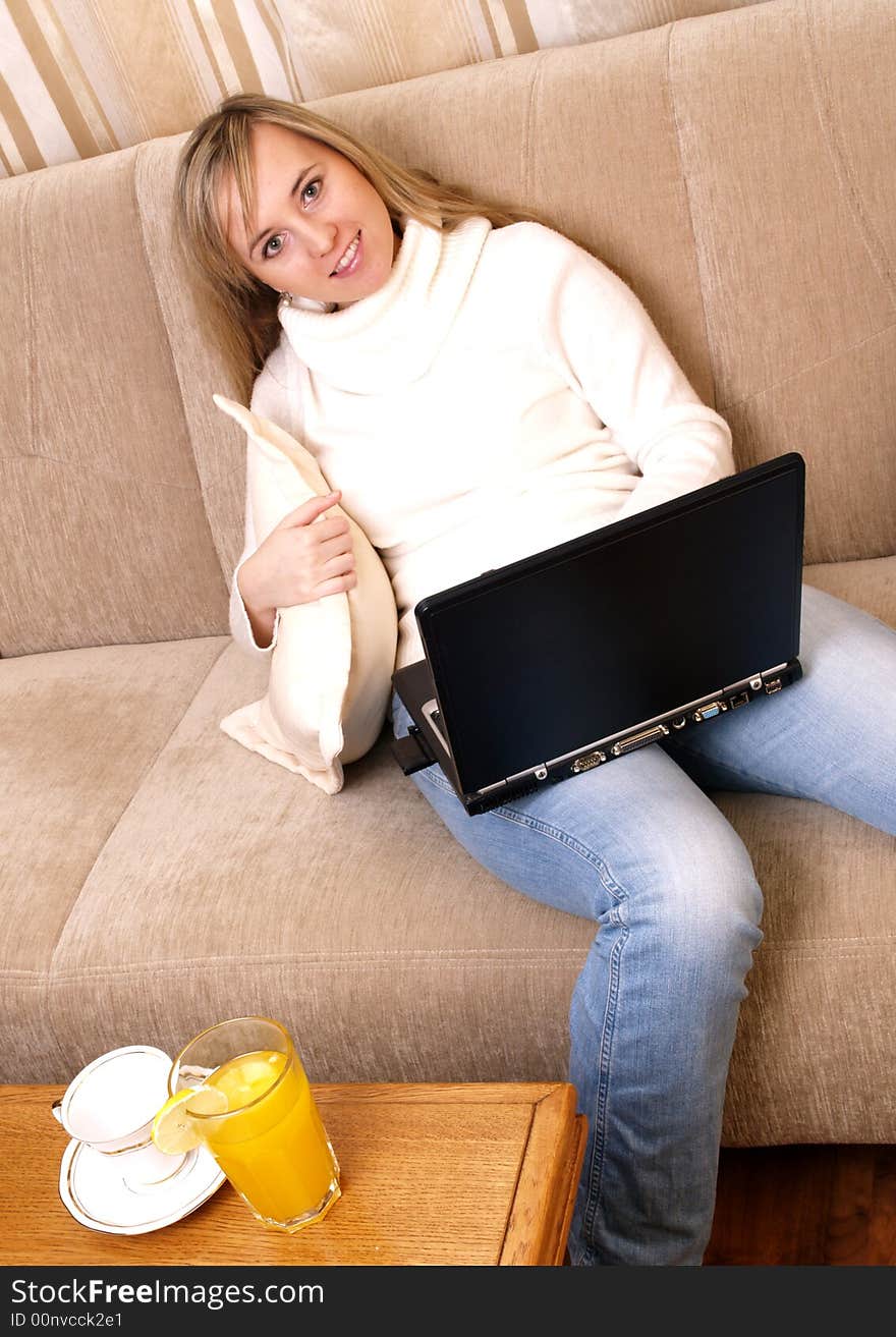 Female Student Preparing To Exam