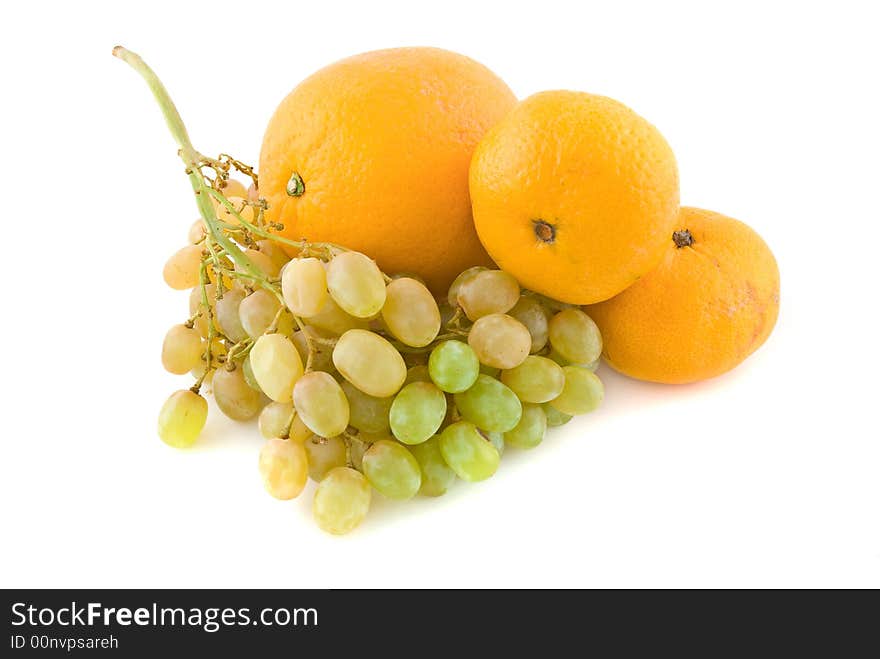 Grapes with citrus