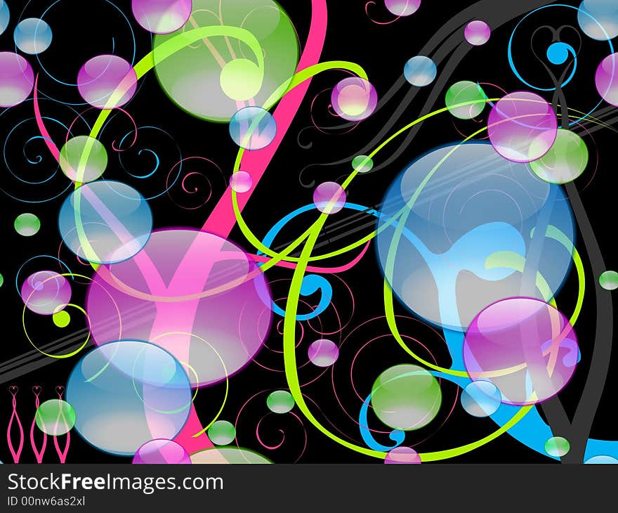 Unqiue abstract background design illustration