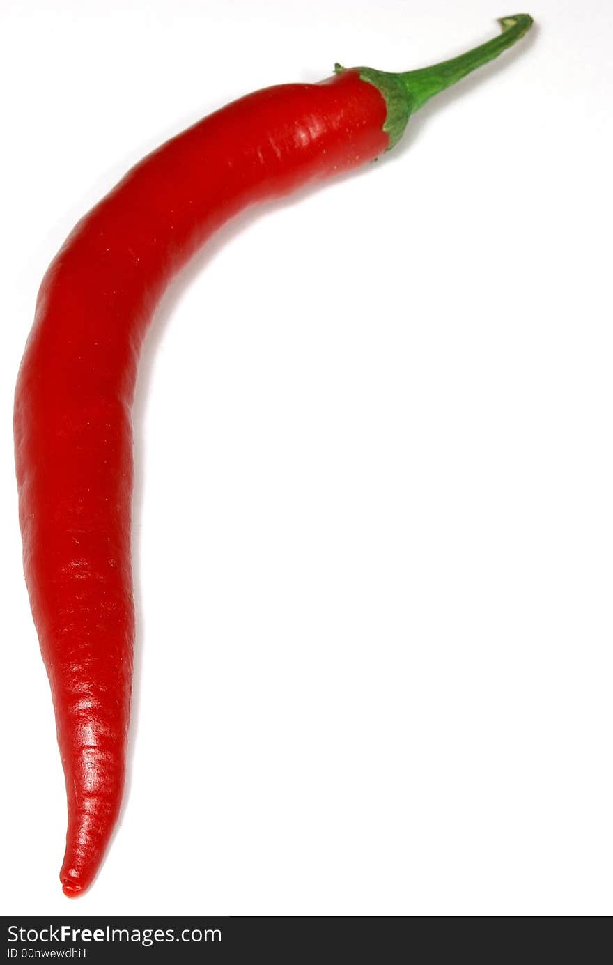 Isolated red pepper