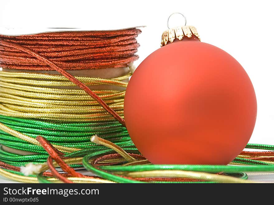 Decorative Ropes With Red Ornament