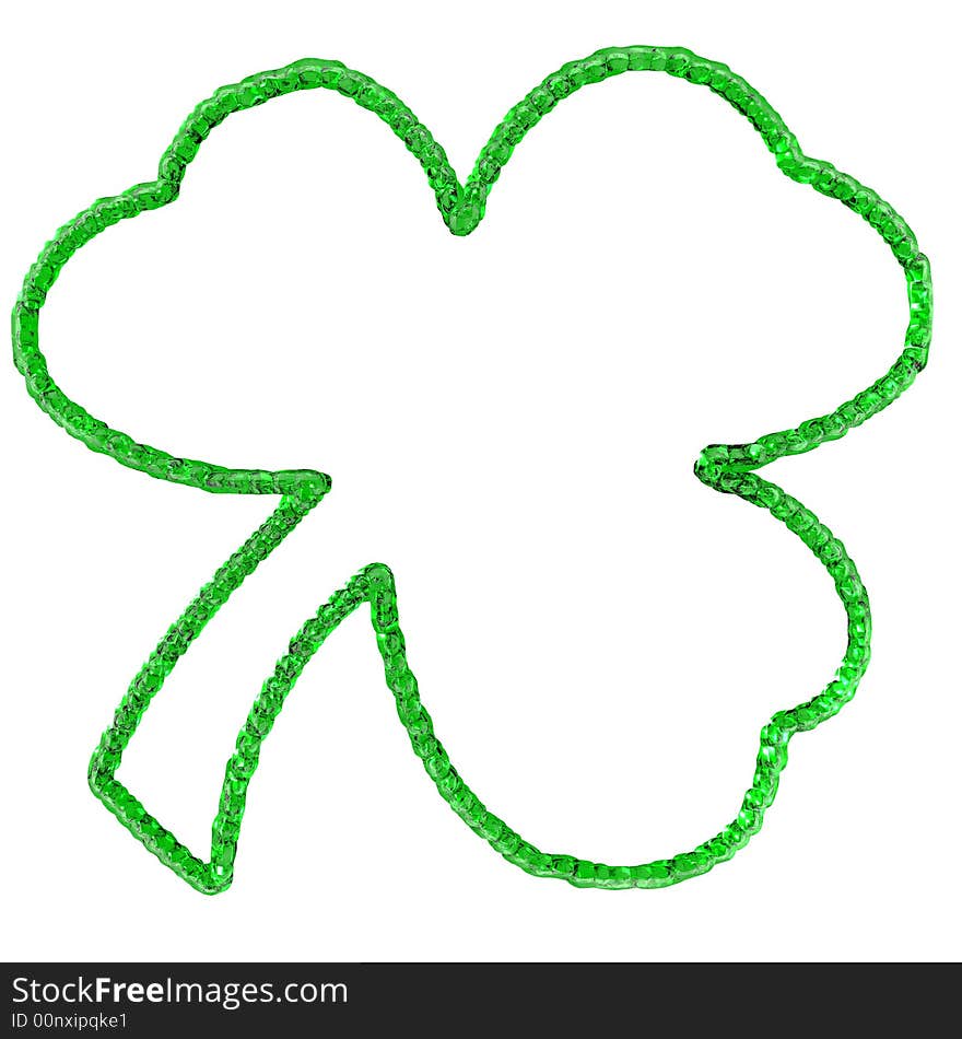 An illustration of a three leaf shamrock.