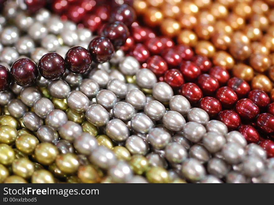 Colorful Pearl Strands