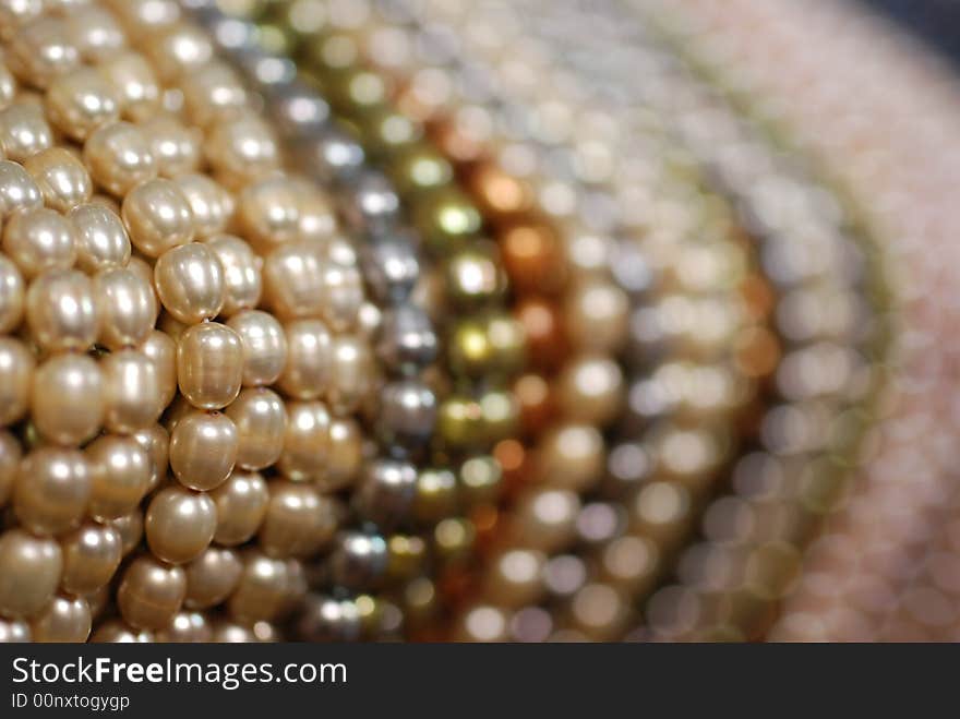 Colorful Pearl Strands