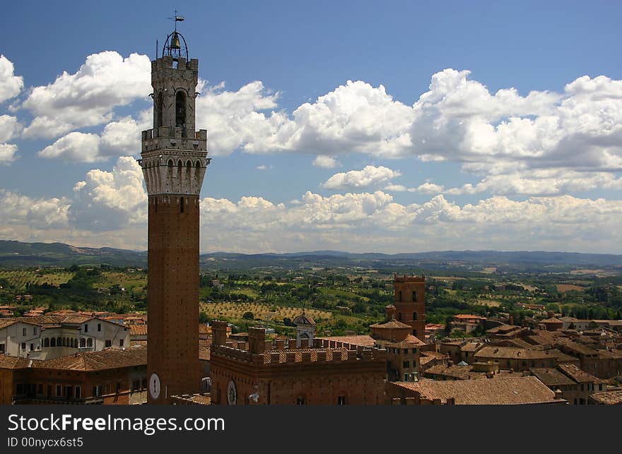 Bell Tower, Siena, Italy