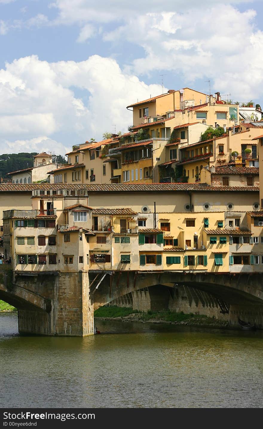 Different View Of Ponte Vecchio In Florence