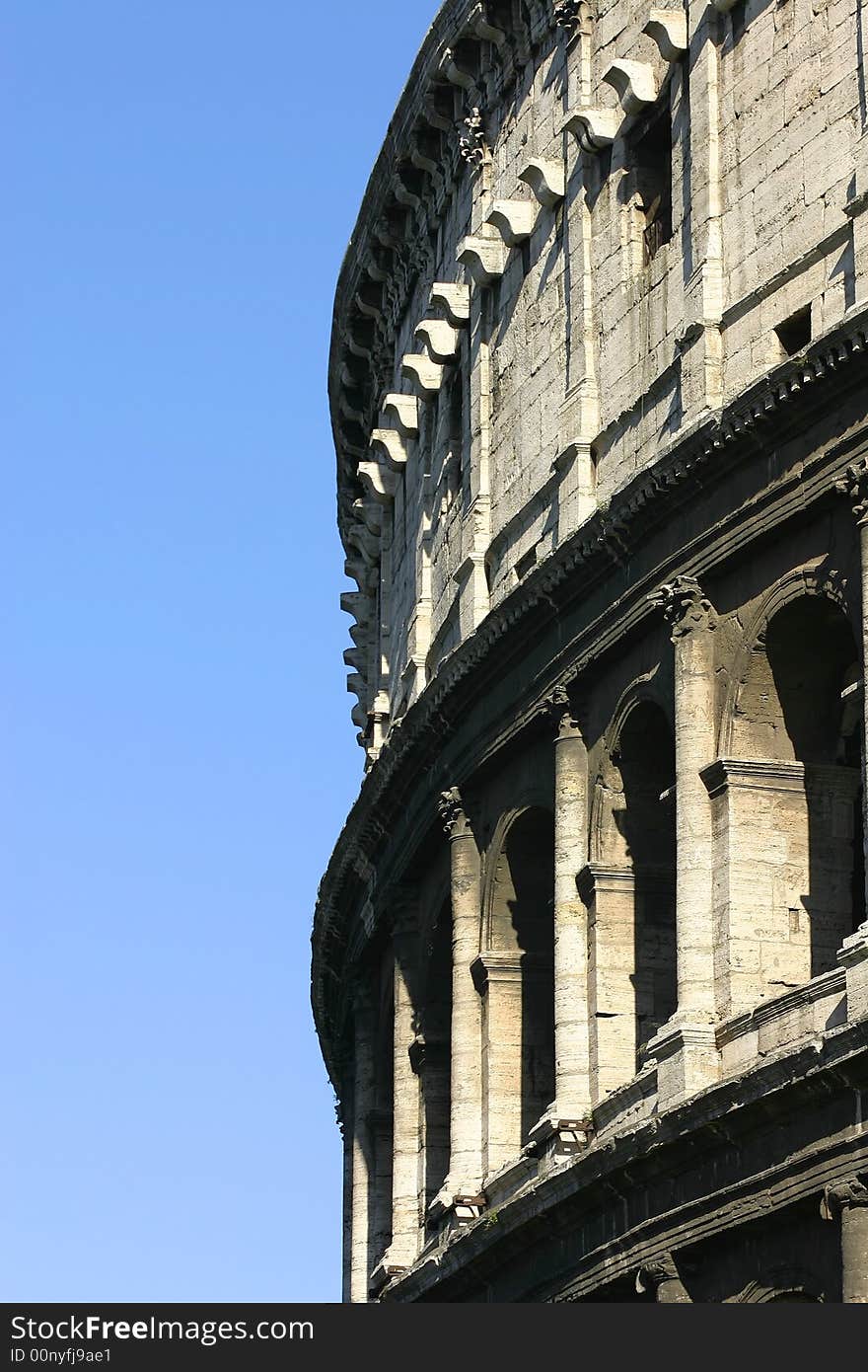 Famous landmark, collesium, Rome, Italy. Famous landmark, collesium, Rome, Italy