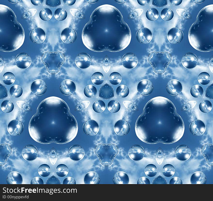 Abstract seamless texture with structure of an ornament