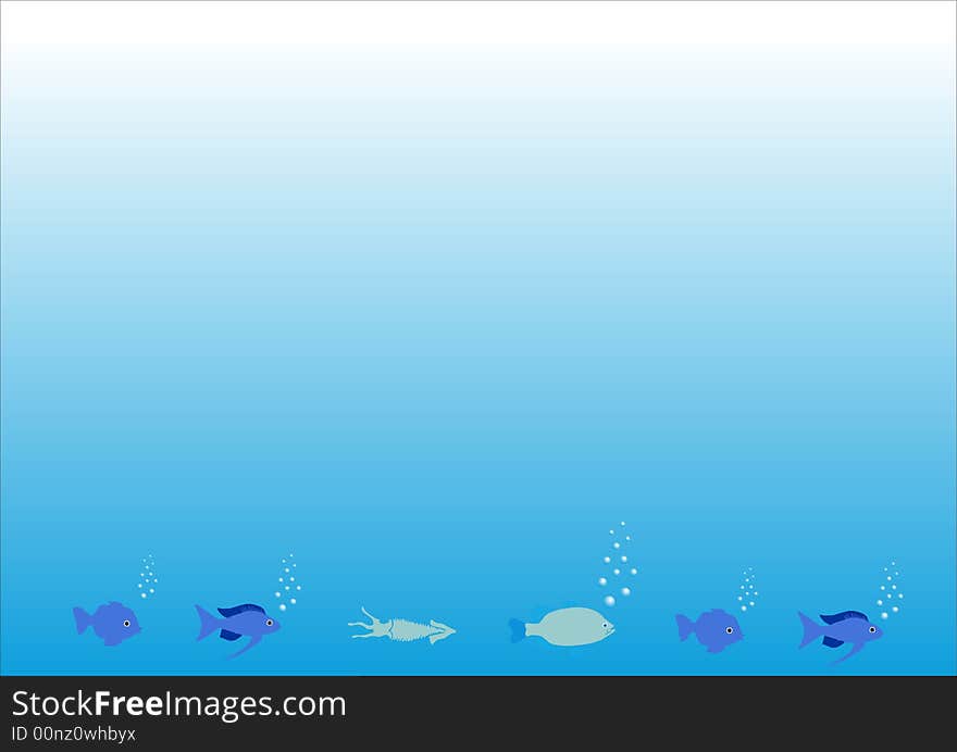 Background With Fishes