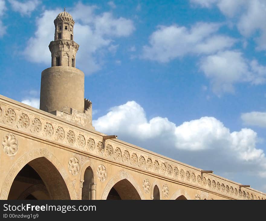 Ahmed ebn tolon ancient mosque, cairo, egypt