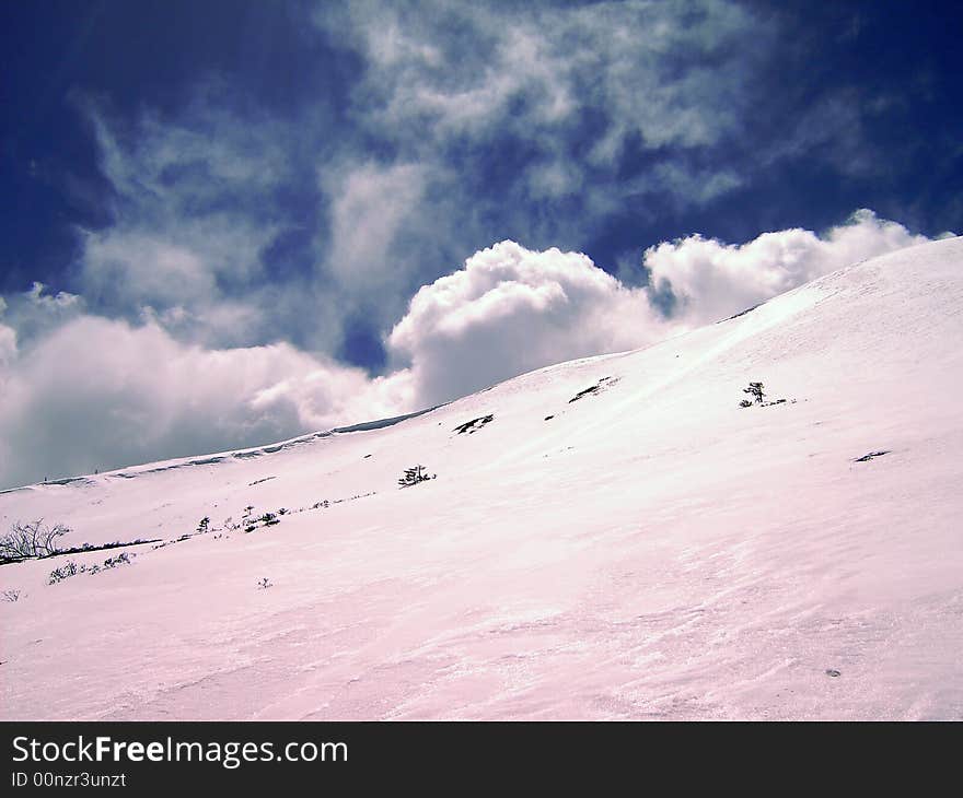 Snow mountain