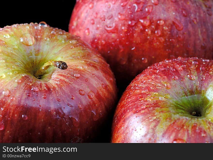 Fresh Red Apples