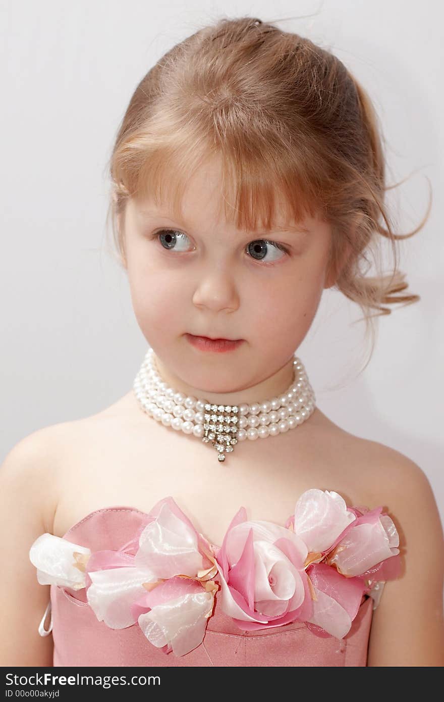 Girl In Pink Dress