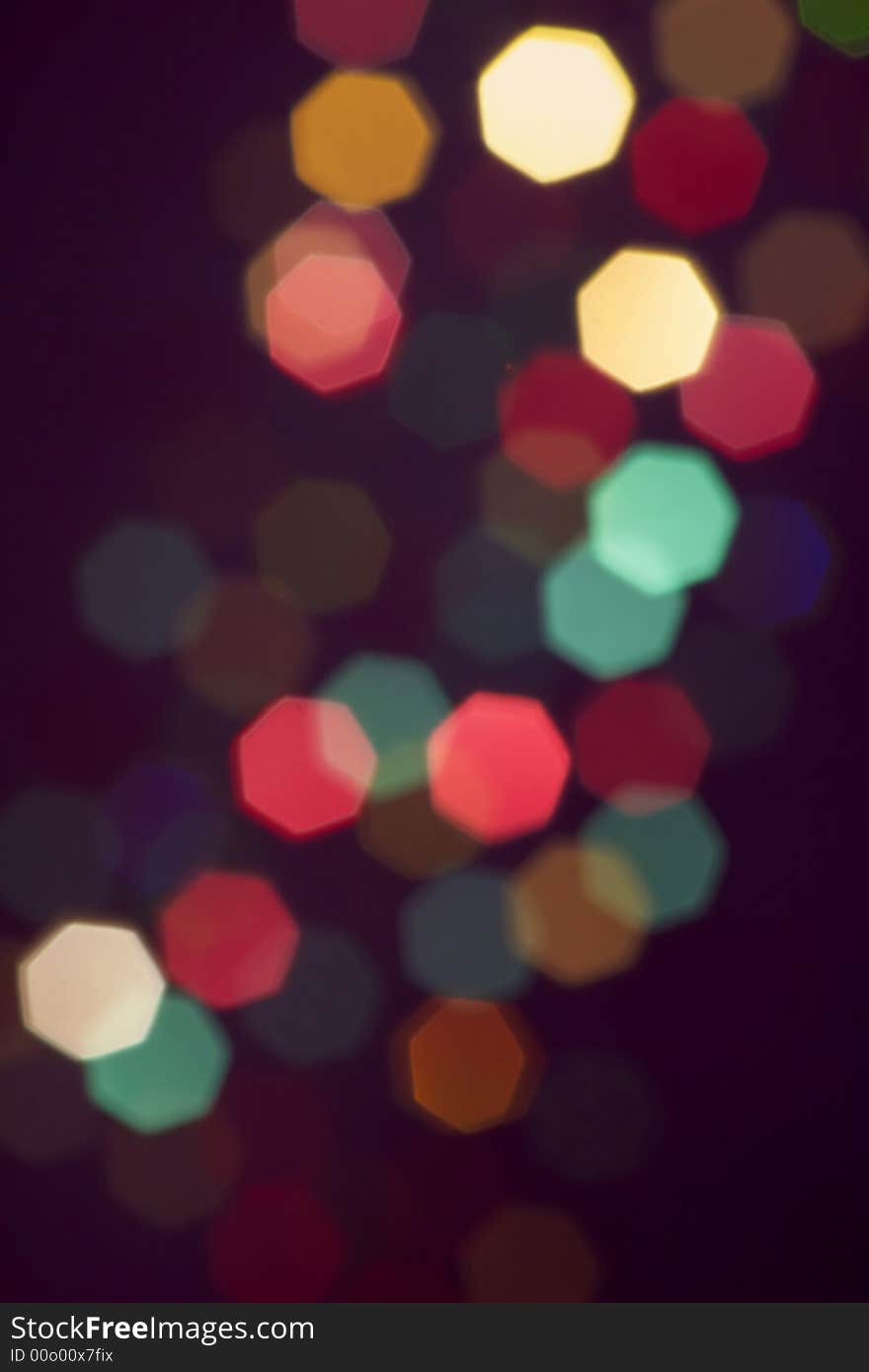 Blurry image of colorful decoration lights. Blurry image of colorful decoration lights