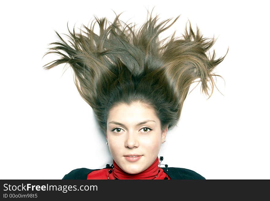 A young beauty girl portrait