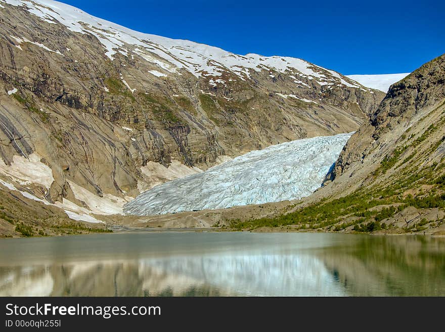 Nigardsbreen Glacier in Norway