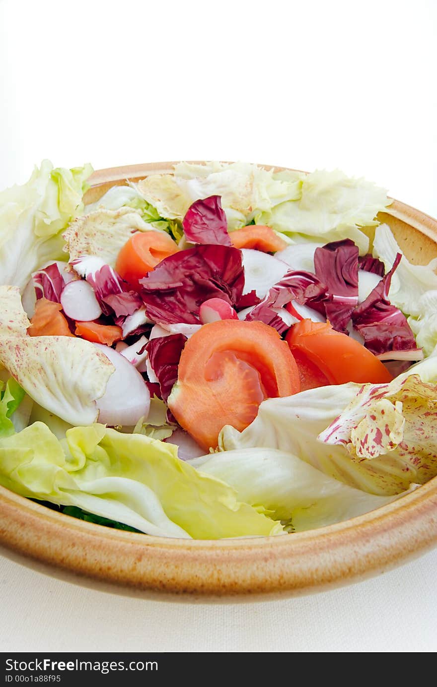 Italian salad in bowl