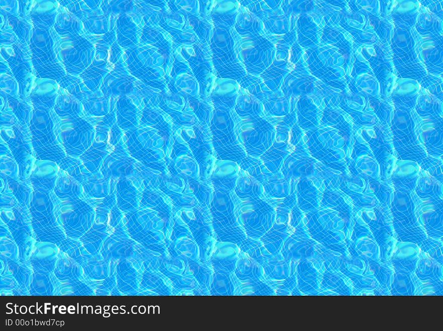 Abstract blue bottom surface of swimming pool. Abstract blue bottom surface of swimming pool