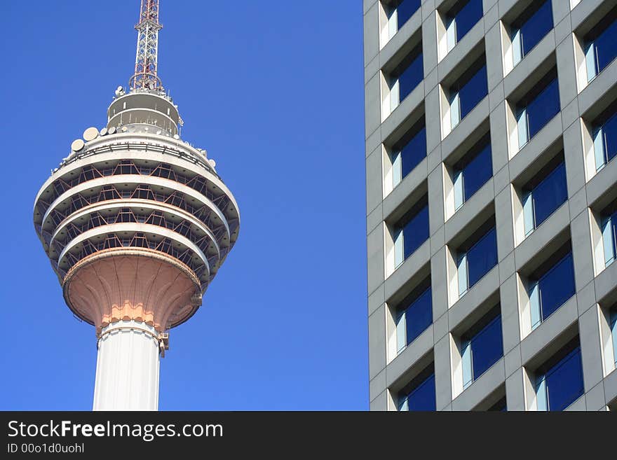 KL Tower In Kuala Lumpur Malaysia. KL Tower In Kuala Lumpur Malaysia