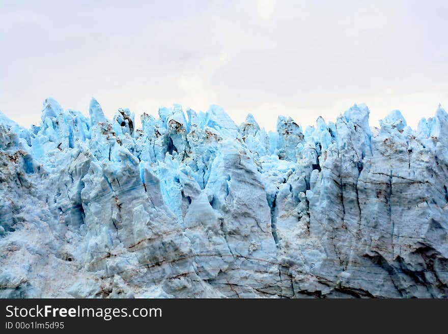 Detail of an Alaskan glacier. Detail of an Alaskan glacier