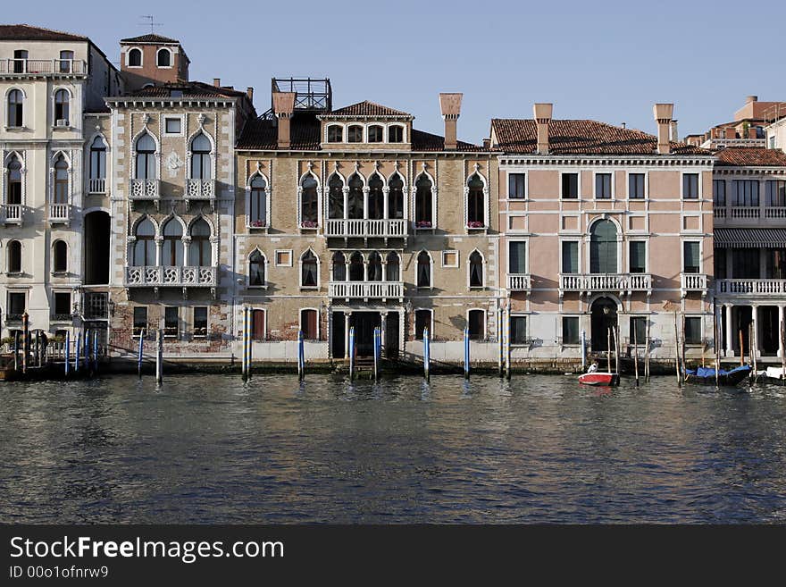 Venice, Italy - Water Front Facade