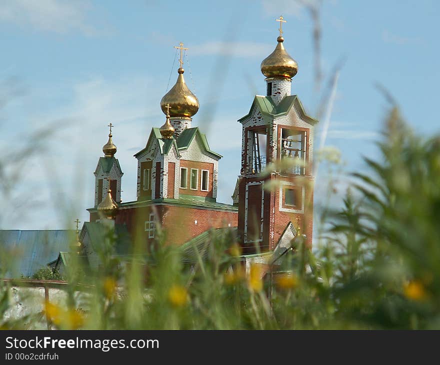 Russian church, out-of-the-way place