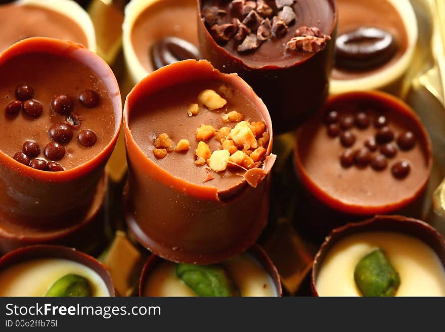 Chocolate cups