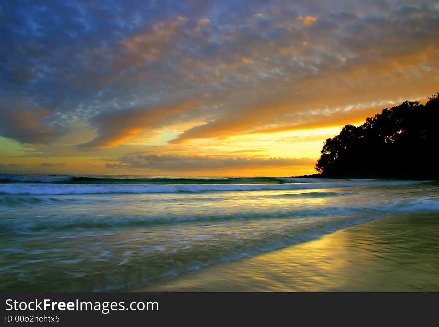 Sunrise at Noosaville, Sunshine Coast, Australia