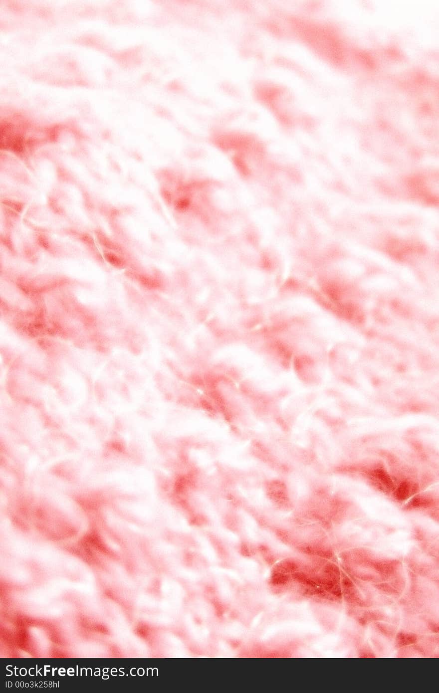 Pale pink wool abstract